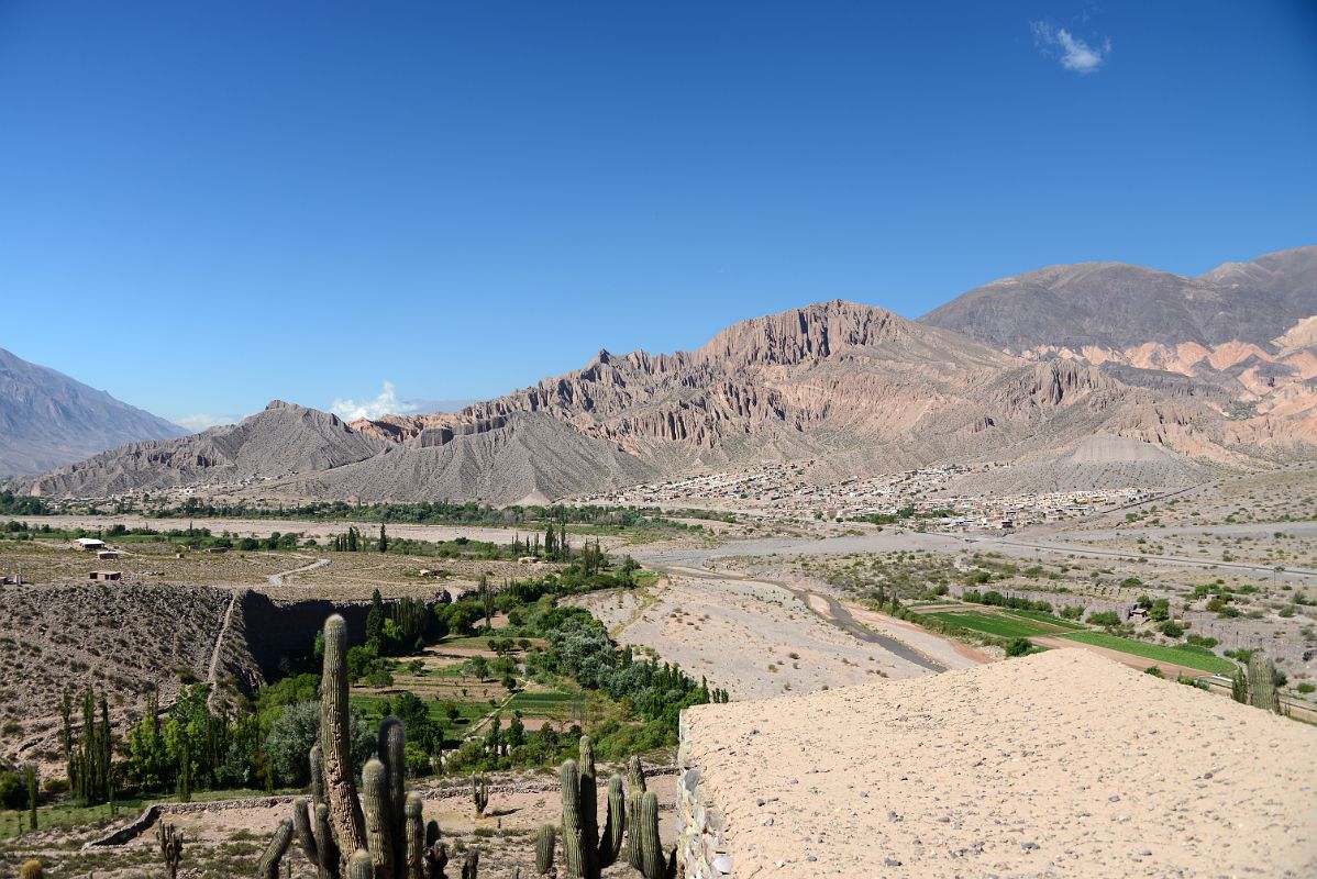 22 View To The Southwest From Archaeologists Monument Includes Old Town At Pucara de Tilcara In Quebrada De Humahuaca